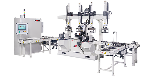 全自動(dòng)剎車盤(pán)平衡機(jī)五工位流水線