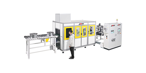 全自動輪轂平衡端徑跳打標(biāo)檢測線 全自動輪轂平衡端徑跳打標(biāo)檢測線